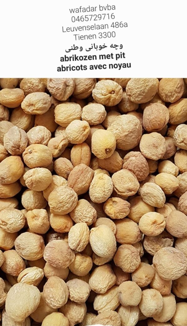 abrikozen met pet abricots avec noyau